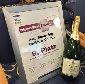 Erfolgreiche Teilnahme am Internet Sales Award 2015